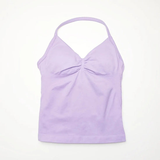 NCLAGEN Impact Longline Strappy Top Sports Yoga Vest Underwear Women's Fitness Top Gym Beautiful Back Bra Running Workout Halter - Tasawoq