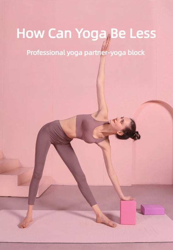 Yoga Blocks Gym Foam Brick Pilates Training Exercise Fitness Bolster Pillow Cushion Stretching Body Shaping Building Cubes - Tasawoq