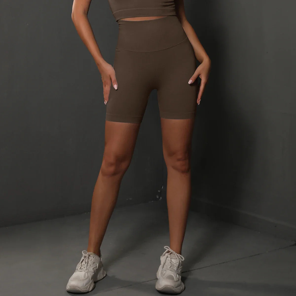 Seamless Shorts for Women Yoga Shorts Push Up Booty Workout Gym Shorts Fitness High Waist Sports Short Women Clothing - Tasawoq
