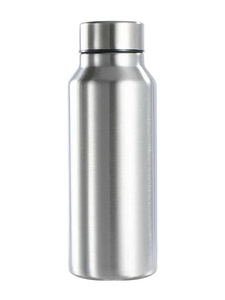 1000ML Stainless Steel Sport Bottle Single-Layer Red Water Cup Metal Flask Drinkware Camping Sports Gym - Tasawoq