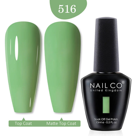 NAILCO Red Colors Series 15ML Nail Gel Polish Nail Supplies Semi Permanent For Nail Art Manicure Soak Off LED UV Hybrid Varnish - Tasawoq