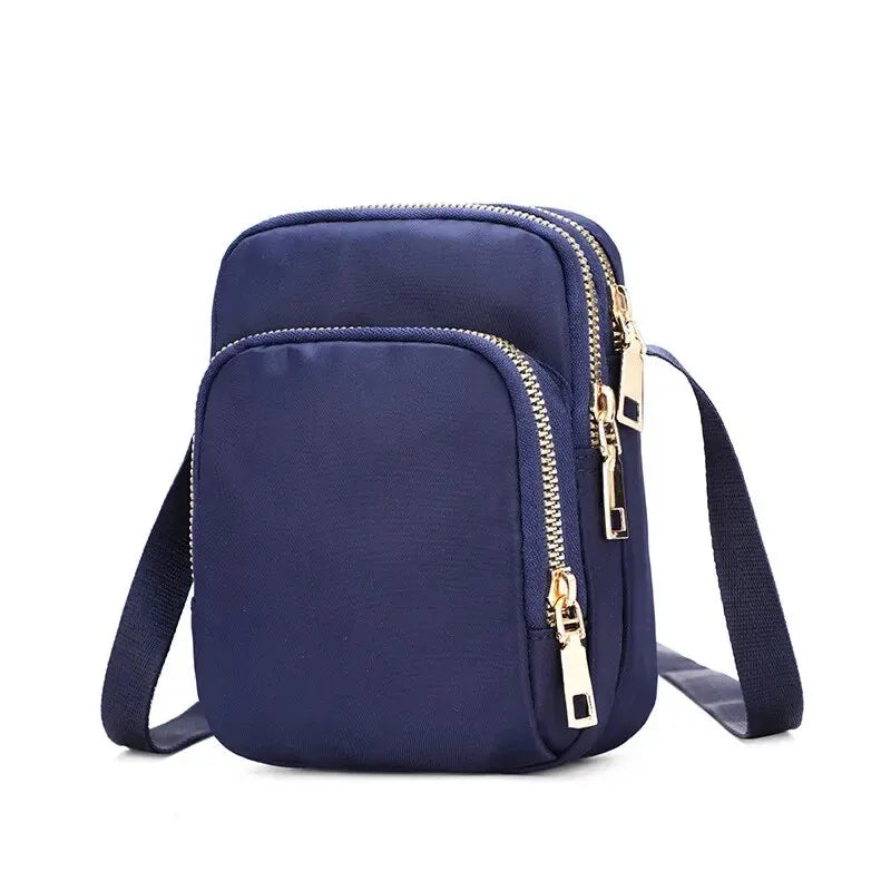 Women Bag Waterproof Shoulder Bag Crossbody Zipper Mobile Phone Lady Female Multifunction Handbag Wrist Purse Womens Pouch - Tasawoq
