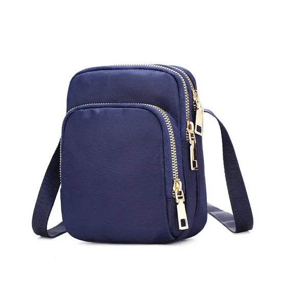 Women Bag Waterproof Shoulder Bag Crossbody Zipper Mobile Phone Lady Female Multifunction Handbag Wrist Purse Womens Pouch - Tasawoq