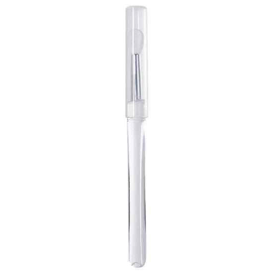 1/3/5pcs Flat Silicone Applicator Sticks Reusable Lip Brush With Cover For Dust Prevention Silicone Nail Powder Applying Tools - Tasawoq