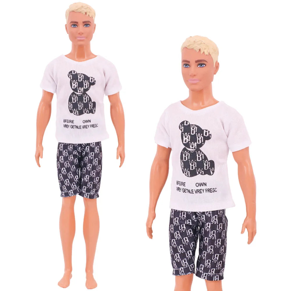 25 Style Ken 11.5inch Doll Clothes Sportswear Prince's Daily Clothing Overcoat for Babi 30 Cm Ken Boy Clothes,Birthday Present - Tasawoq