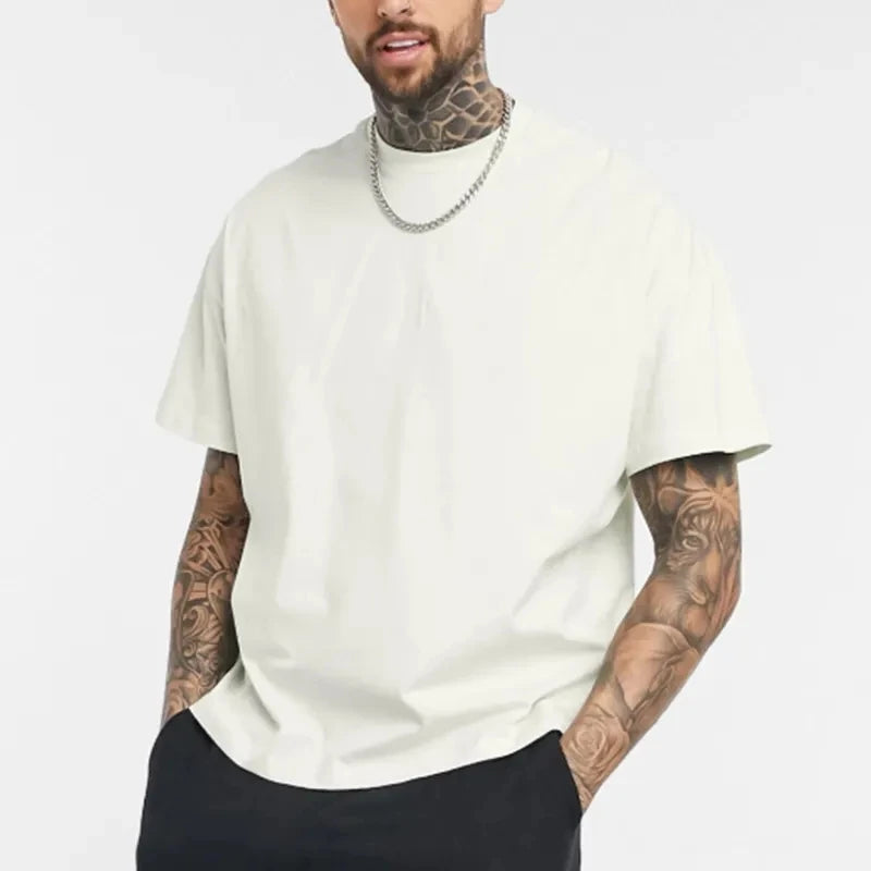 Customized Printed Leisure T Shirt Tee DIY Your Own Design Like Photo Or Logo White T-shirt Fashion Custom Men's Tops Tshirt - Tasawoq