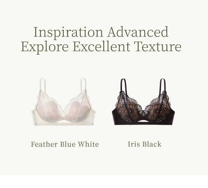 SUJIIN Women's Sexy Push Up Bra Wireless Black Lace Small Chest Bras for Women Summer Thin Comfort Bralettes Lady Lingerie MX325 - Tasawoq