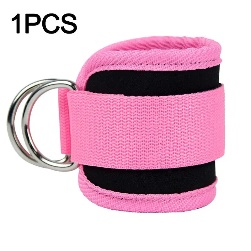1PC Padded Ankle Straps Ankle Straps for Cable Machines Double D-Ring Fitness Ankle Cuffs for Gym Workouts Rebate Leg Extensions - Tasawoq