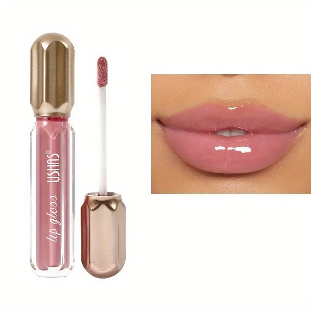 Mirror Pearl Lip Gloss Waterproof Long Lasting Moisturizing Lipstick Shine Glitter Lip Gloss Women Makeup Cosmetic - Tasawoq
