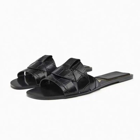 2024 New Fashion Slippers Women Sexy Flat Sandals Casual Ladies Sand Beach Slippers Elegant Fish Mouth Slippers Women - Tasawoq