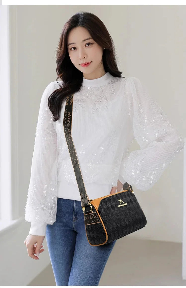Shoulder Bag for Women Purse- Fashion Crossbody Bags Underarm Bag Small Square Satchel Handbag - Tasawoq