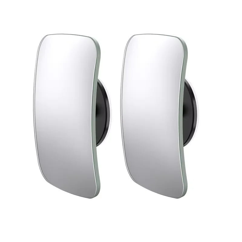 2PCS Car Blind Spot Mirror 360 Degree Adjustable Car Rearview Convex Mirror For Car Reverse Wide Angle Parking Rimless Mirrors