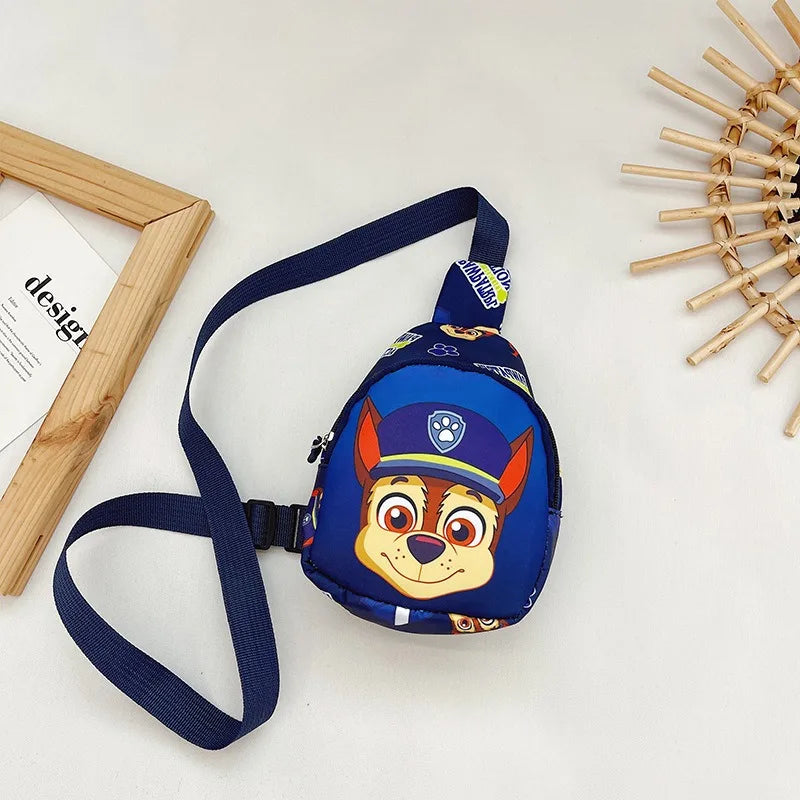 Paw Patrol Chest Bag Kids Children Mini Outdoor Shoulder Bags Boys Girls Paw Patrol Bag Costume Accessories Students Baby Bag - Tasawoq
