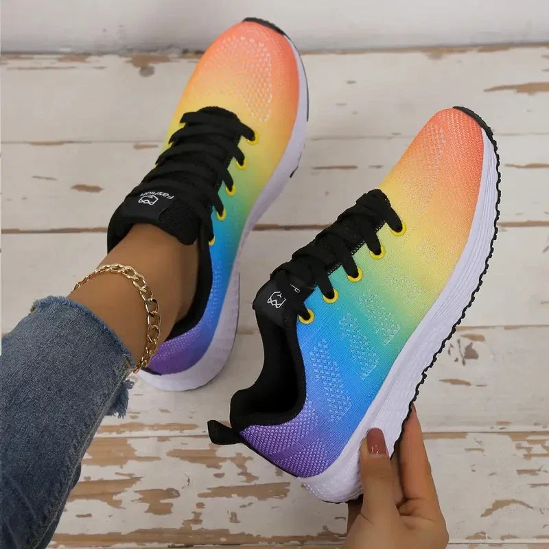 Running Shoes for Women Breathable Casual Sneakers Luxury Brand Sport Shoes Summer Fashion Light Basketball Tenis Walking Shoes - Tasawoq