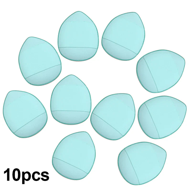 5/10Pcs Mini Finger Puff Foundation Small Air Cushion Powder Sponge Face Concealer BB Cream Cosmetic Applicator Makeup Tools - Tasawoq