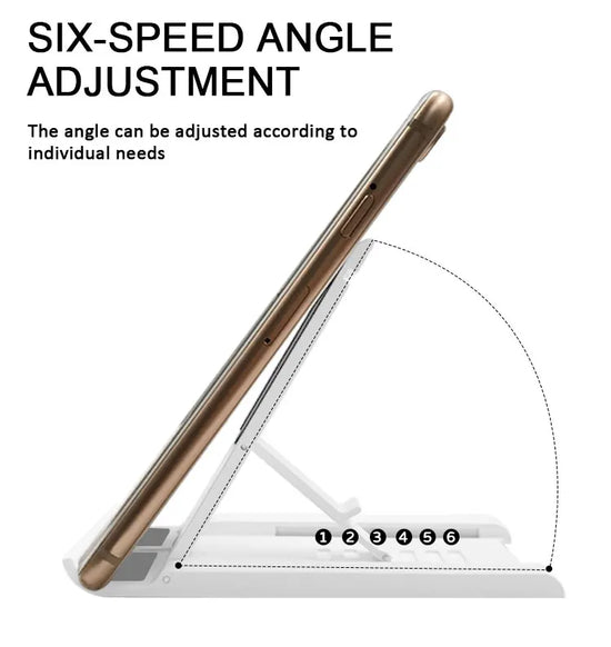 Desktop Phone Holder Stand Foldable Portable Tablet Stand Desk Lazy Bracket For iPhone 13 Pro iPad Mobile Phone Tablet below 12