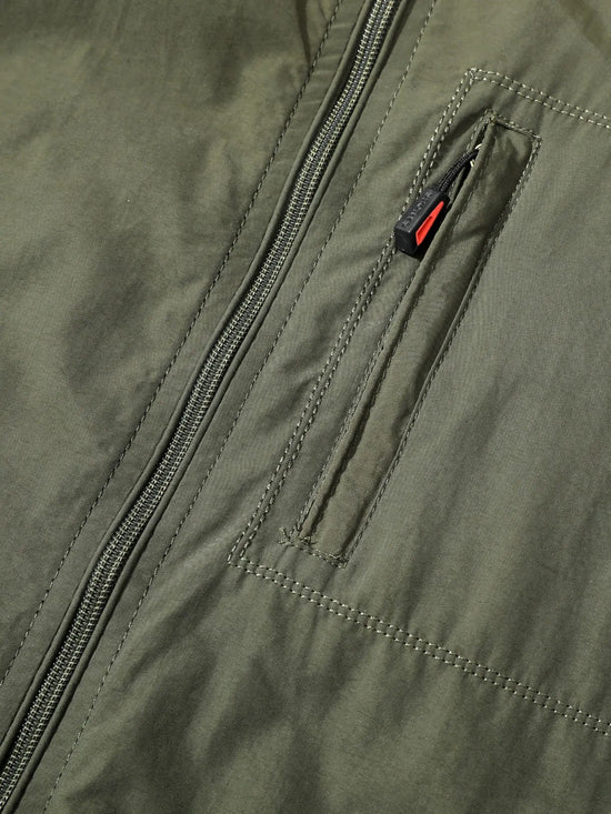 Men's outdoor hiking, sports, leisure, waterproof, windproof, multi pocket, detachable hat, jacket, jacket - Tasawoq