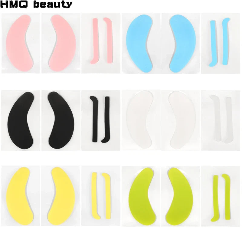 2 Pairs Silicon Eye Pads For Lash Lifting Reusable Eyelash Perming Silicone Pad Lash Lift Ribbons Eyelash Extension Makeup Tools - Tasawoq