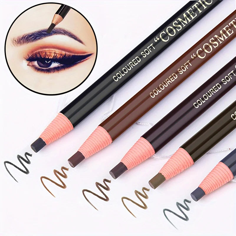 Tear Off Pull Line Eyebrow Pencil, Not Sharpen Need Eyebrow Pencil, Natural Color Rendering, Sweat Proof And Smudge Proof Eyebro - Tasawoq