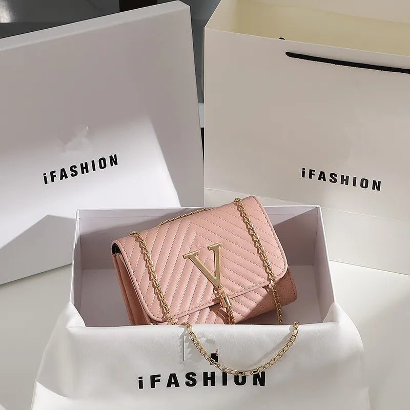 Embroidery Women Crossbody Bag Thread Luxury Handbag Shoulder Bags Brand Sequined Tassel Clutch Small Bag and Purse Party - Tasawoq