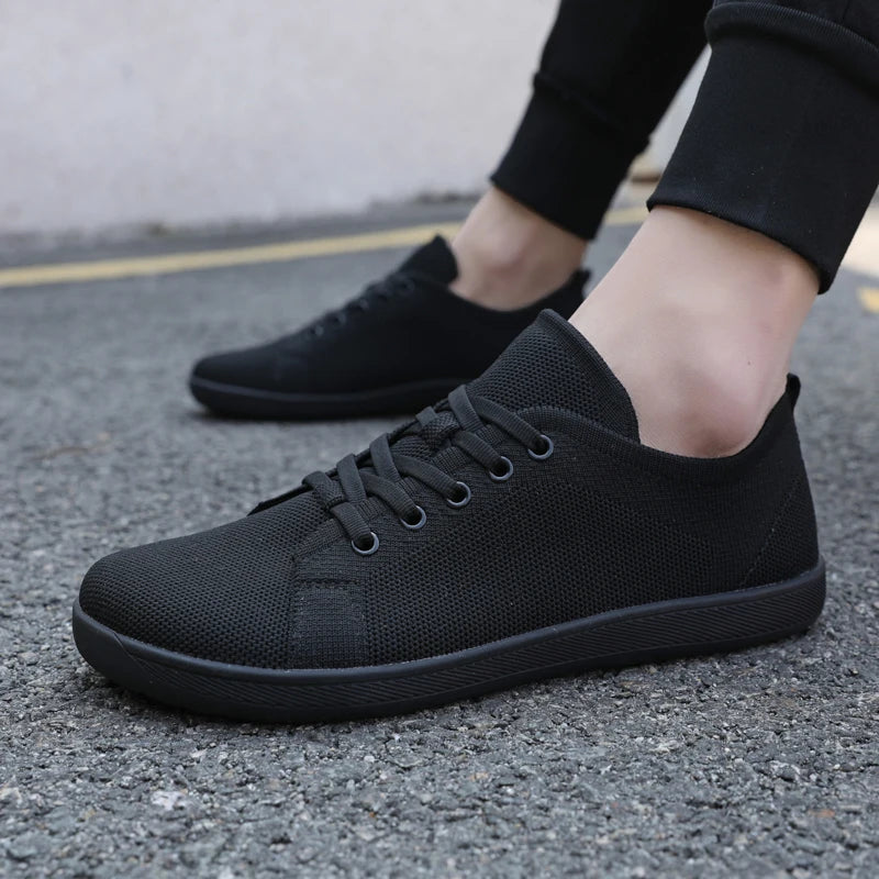 Unisex Wide Barefoot Shoes for Men Women Outdoor Trail Running Minimalist Walking Shoes Lightweight and Breathable - Tasawoq