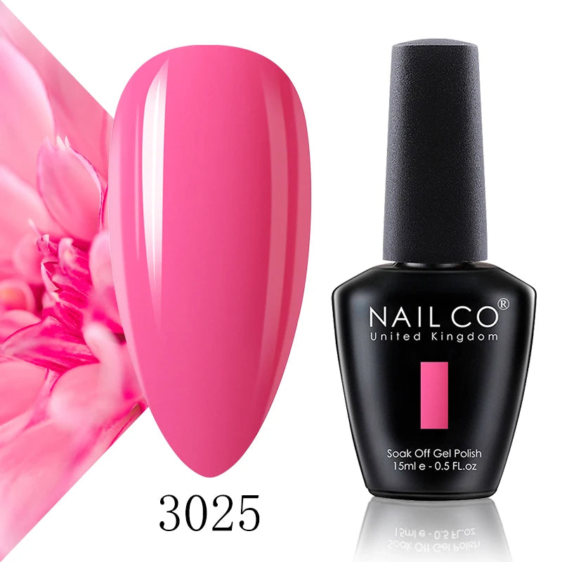 NAILCO 15ml Fresh Series Gel Nail Polish Design UV&LED Nail Gel Spring Summer Color Vernis Nail Art Glitter All For Manicure Set - Tasawoq