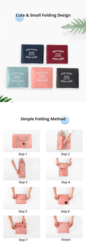 2 Pack Foldable Travel Duffel Bag for Airlines Carry on Bag Weekender Overnight Hospital Tote Bag Gym Duffel Bag Women Men - Tasawoq