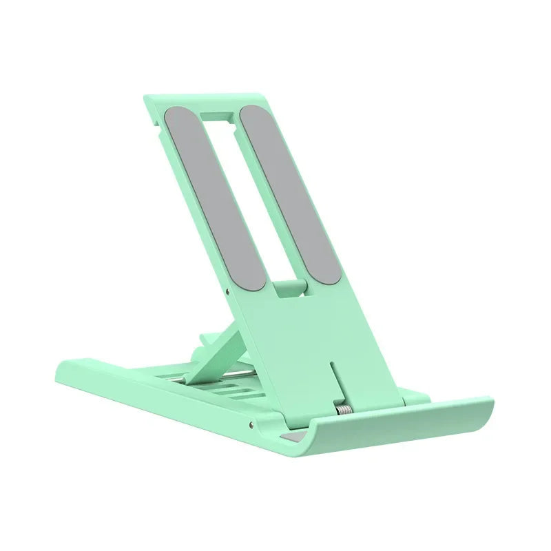 Desktop Phone Holder Stand Foldable Portable Tablet Stand Desk Lazy Bracket For iPhone 13 Pro iPad Mobile Phone Tablet below 12" - Tasawoq