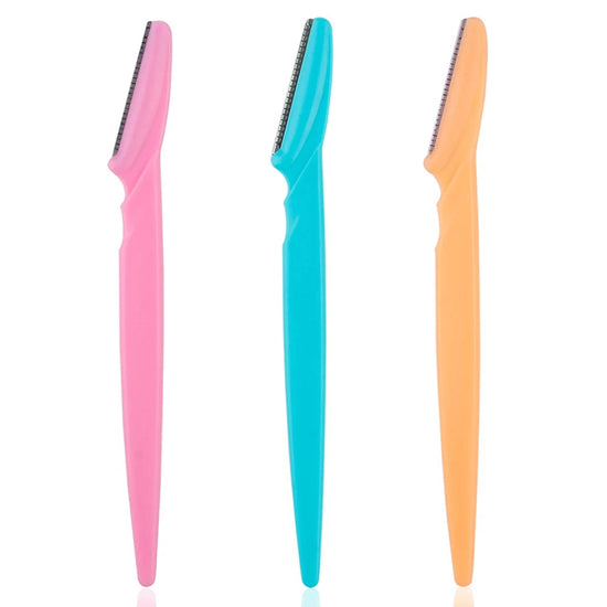 3/4/10Pcs Eyebrow Trimmer Face Blade Shaver Portable Eye Brow Epilation Hair Removal Safety Eyebrow Cutting Woman Makeup Tools - Tasawoq