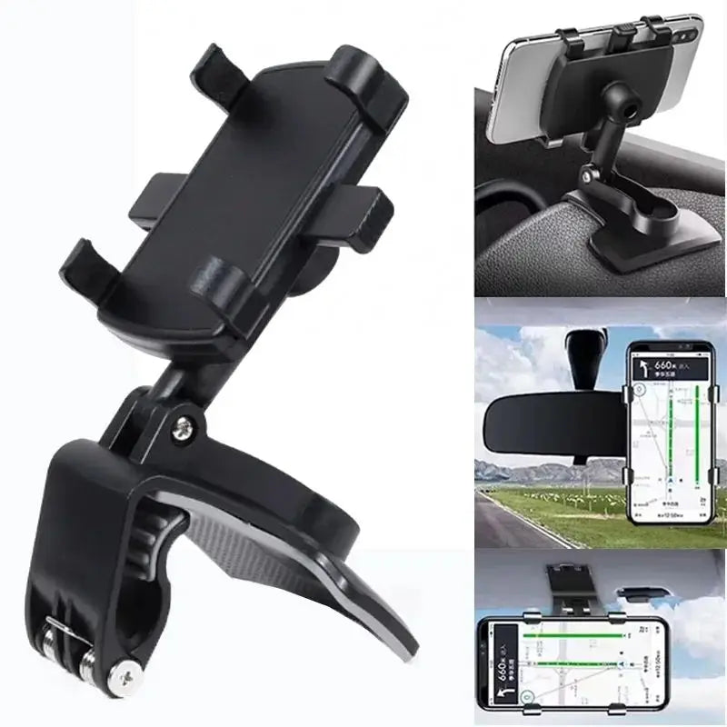 Universal Car Phone Holder Stand Dashboard Car Clip Mount GPS Bracket Car Mobile Phone Support in Car For iPhone Xiaomi huawei