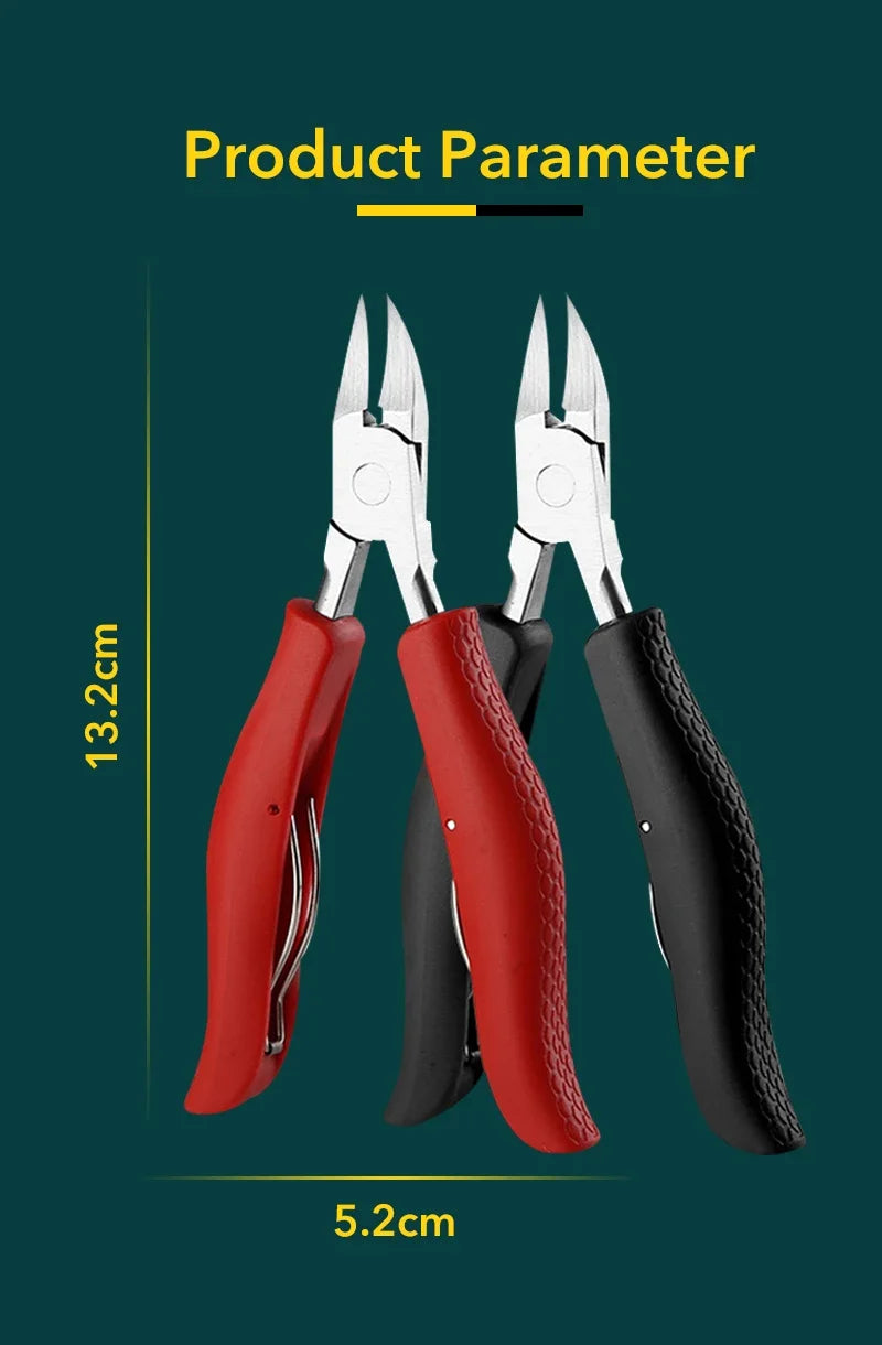 Nail Clippers Ingrown Toenail Podiatry Correction Nippers Cuticle Cutters Cut Paronychia Pedicure Manicure Hand Foot Care Tool - Tasawoq