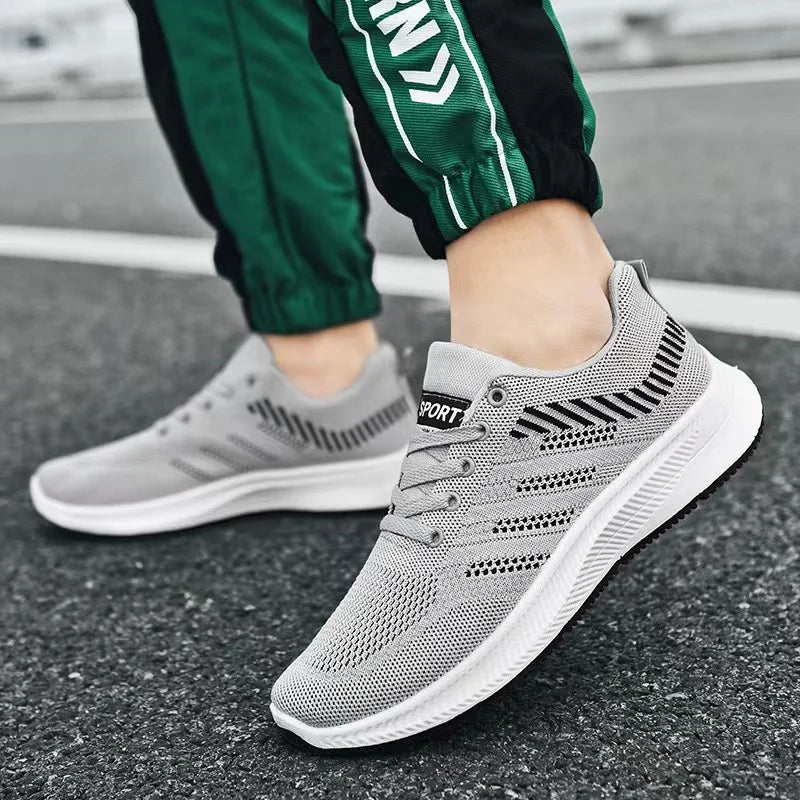 2025 Shoes for Men Casual Slip on Fashion Sneakers Breathable Running Shoes Outdoor Walking Training Tennis Shoes - Tasawoq