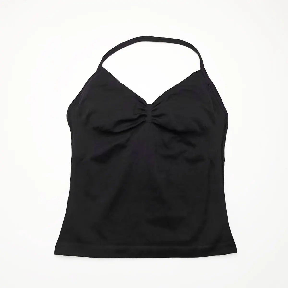 NCLAGEN Impact Longline Strappy Top Sports Yoga Vest Underwear Women's Fitness Top Gym Beautiful Back Bra Running Workout Halter - Tasawoq