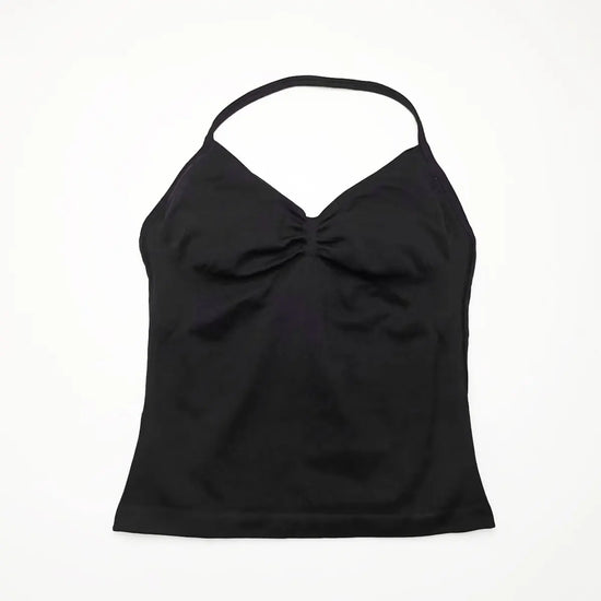 NCLAGEN Impact Longline Strappy Top Sports Yoga Vest Underwear Women's Fitness Top Gym Beautiful Back Bra Running Workout Halter - Tasawoq