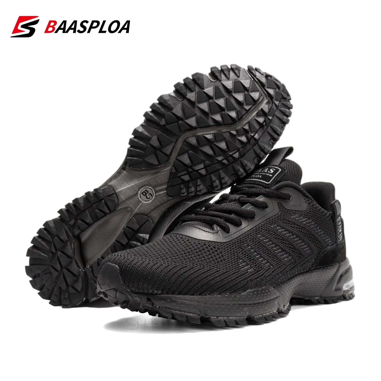 Baasploa Men Running Shoes Lightweight Sneakers Designer Sneaker Male Breathable Tennis Shoe Non Slip 2023 New Sport Shoes - Tasawoq