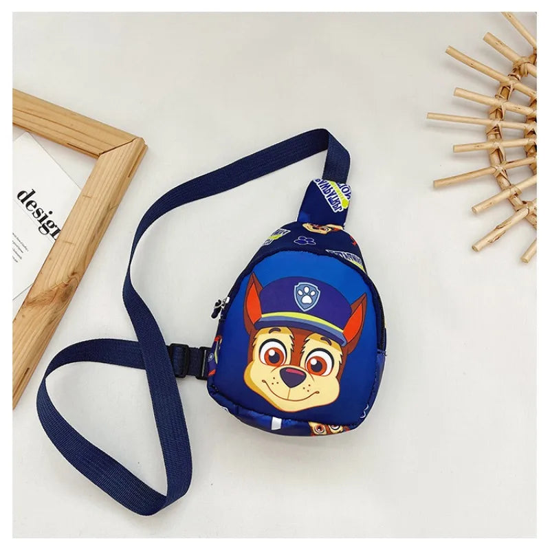 Paw Patrol Chest Bag Kids Children Mini Outdoor Shoulder Bags Boys Girls Paw Patrol Bag Costume Accessories Students Baby Bag - Tasawoq