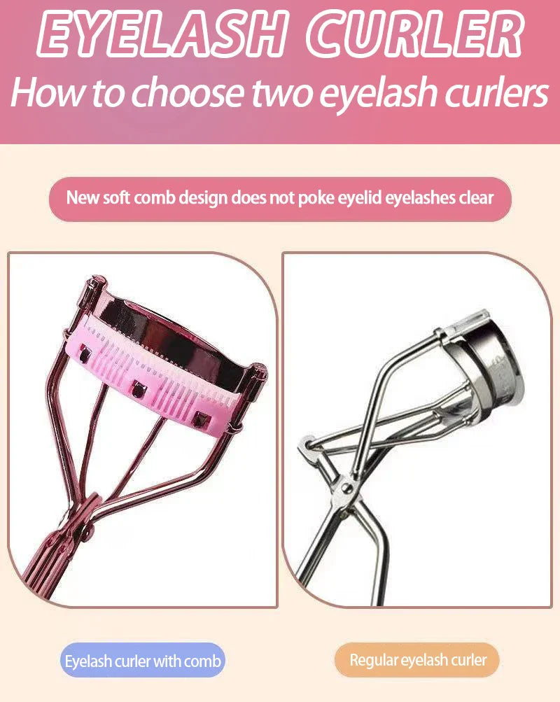 Professional Rose Gold Eyelash Curler Eyelash Cosmetics Makeup Tools Ladies Accessories Quick Styling Compact Portable - Tasawoq