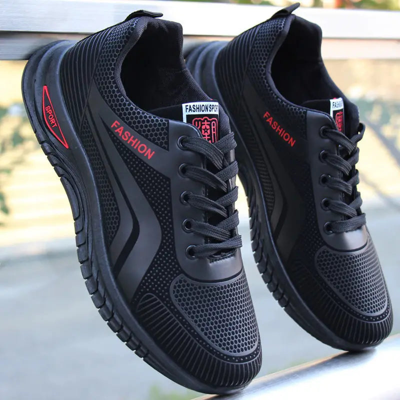 Men's Casual Sneakers New Breathable Sports Shoes Male Spring Fashion Antislip Wear-resisting Running Trainers Outdoor Men Shoes - Tasawoq
