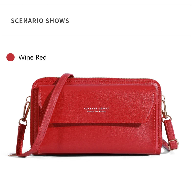 2023 New Crossbody Bag for Women Summer Small Market Simple One Shoulder Bag for Mobile Phone Double Layer Casual Small Body Bag - Tasawoq