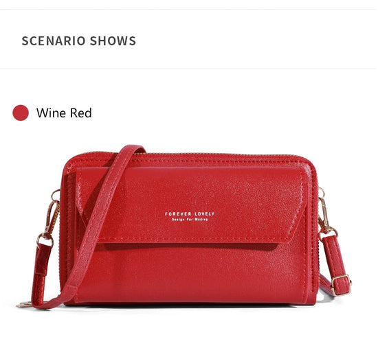 2023 New Crossbody Bag for Women Summer Small Market Simple One Shoulder Bag for Mobile Phone Double Layer Casual Small Body Bag - Tasawoq