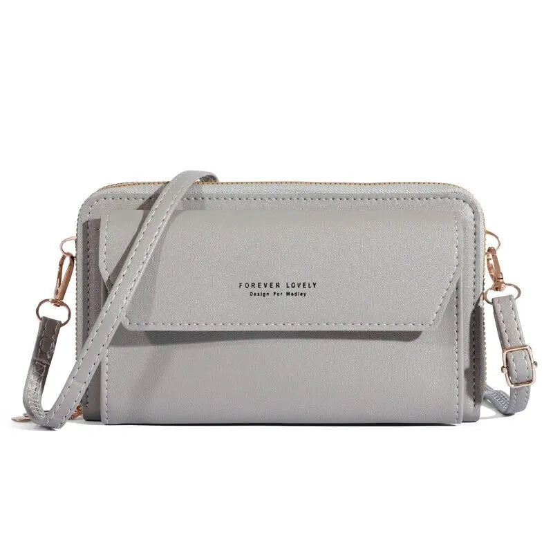 2023 New Crossbody Bag for Women Summer Small Market Simple One Shoulder Bag for Mobile Phone Double Layer Casual Small Body Bag - Tasawoq