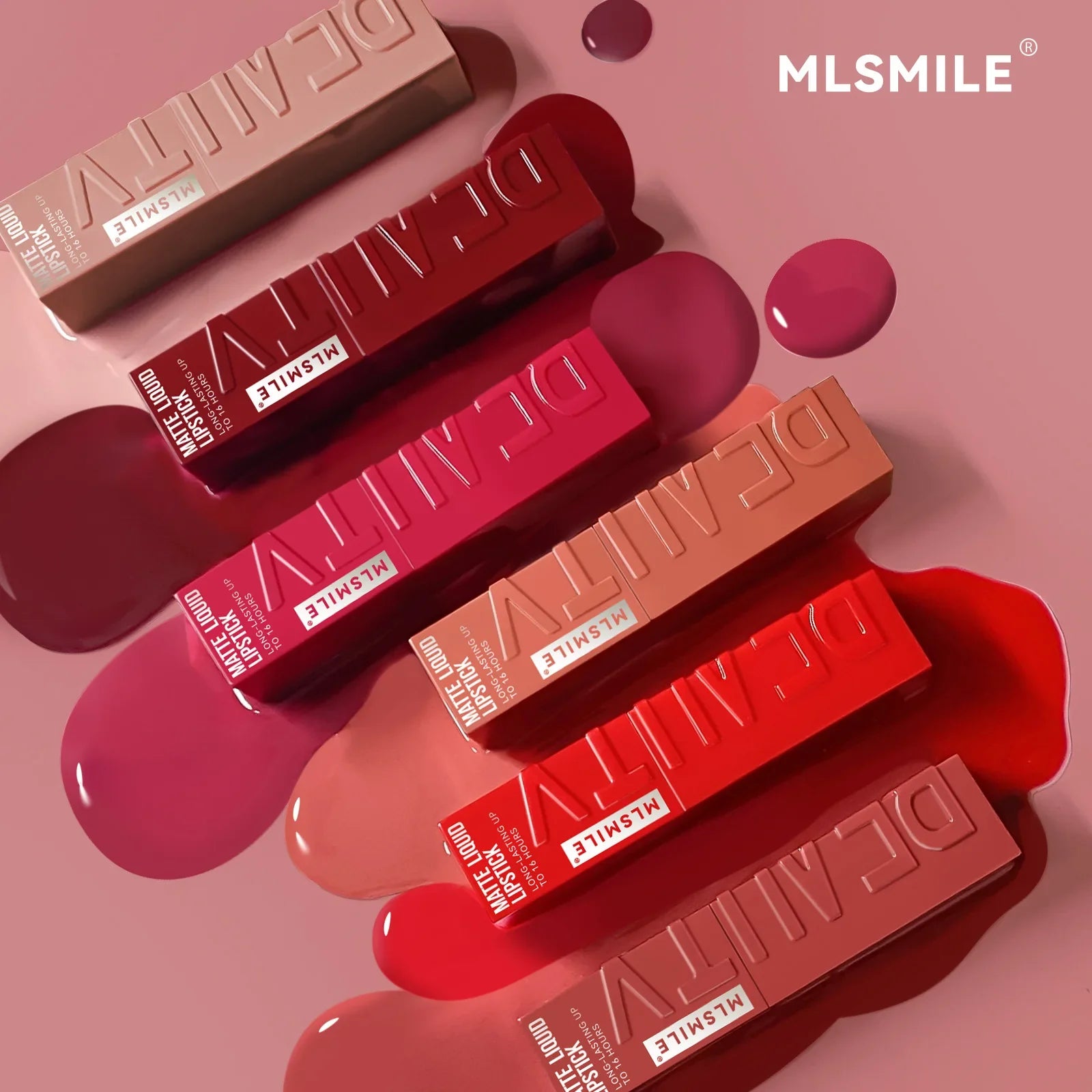 Matte Ink Liquid Lipstick Long Lasting Velvet Nude Lip Gloss Non-stick Cup Waterproof Lips Tint Waterproof Make Up - Tasawoq
