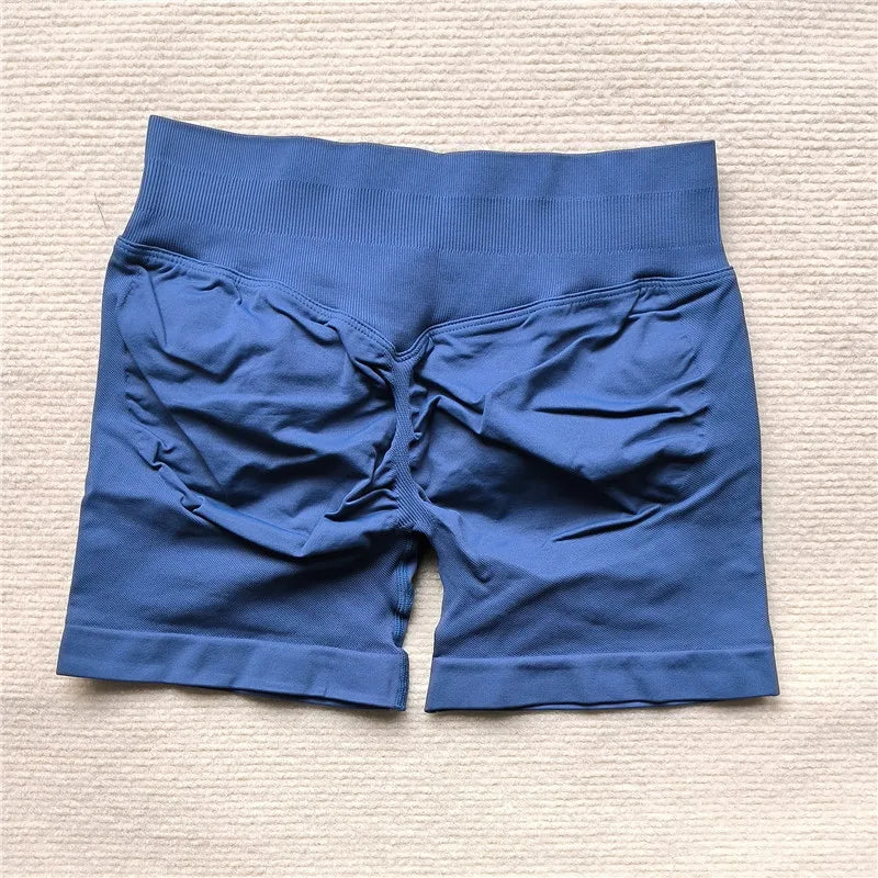 Gym Impact Running Shorts Scrunch Butt Shorts Women Biker Cycling Shorts Seamless Leggings Sexy Athletic Yoga Shorts - Tasawoq
