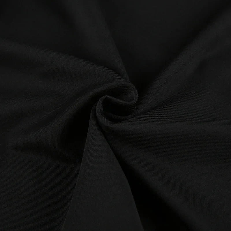 Sleeveless Collar Crop Top Women Tank Tops Casual Y2K Summer 2024 Black T Shirts Sexy - Tasawoq