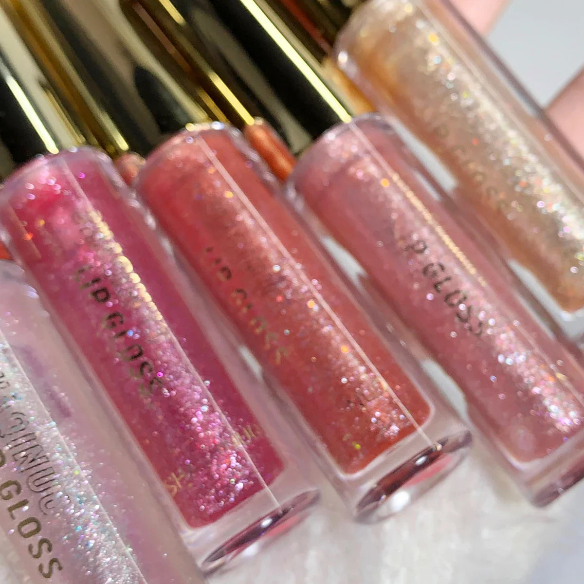 Moisturizing, plump and sparkling lip gloss, water-glossy mirror lip glaze, moisturizing and moisturizing lip oil for pouty lips - Tasawoq