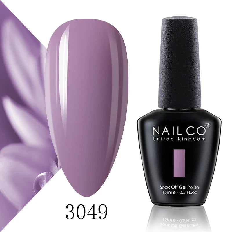NAILCO 15ml Fresh Series Gel Nail Polish Design UV&LED Nail Gel Spring Summer Color Vernis Nail Art Glitter All For Manicure Set - Tasawoq