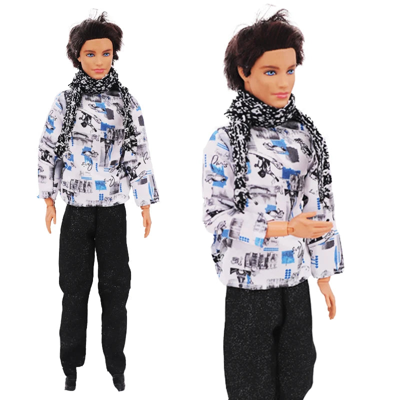 25 Style Ken 11.5inch Doll Clothes Sportswear Prince's Daily Clothing Overcoat for Babi 30 Cm Ken Boy Clothes,Birthday Present - Tasawoq