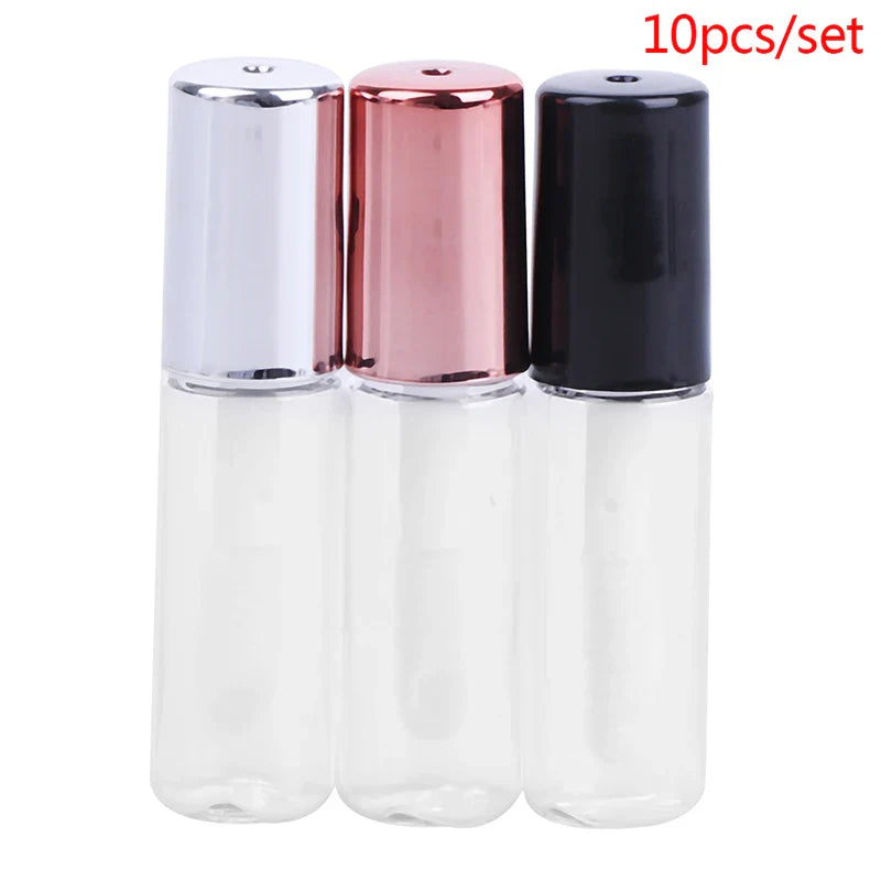 10pcs 1.2ML Empty Lip Gloss Tube Plastic Refillable Bottles Liquid Lipstick Container lipgloss Sample Bottle - Tasawoq