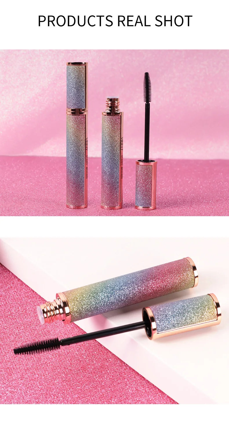 4D Brilliant Starry Sky Black Mascara Slim, Thick, Curled, Waterproof, Long lasting, Non Staying Mascara - Tasawoq