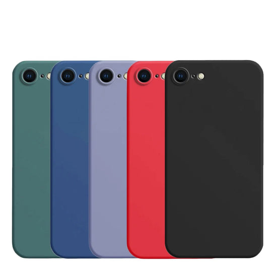 For iPhone 8 Case For iPhone SE 2022 2020 7 8 Cover Case Luxury Shockproof Soft TPU Liquid Silicone Phone Back Case For iPhone 8 - Tasawoq